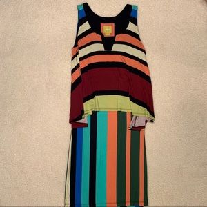 Maeve (Anthropologie) Color Stripe Dress